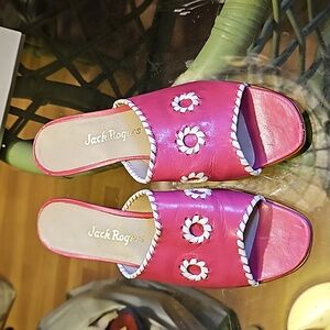 Jack Rogers Open Toe Mules